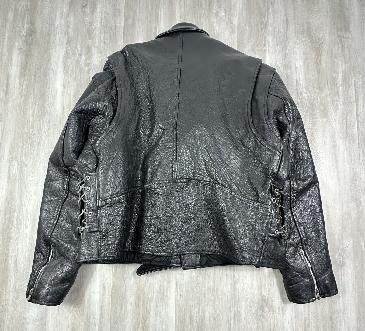 Vintage LC Leather Club Size 54 Heavy Buckle Motorcycle Vintage LC Leather Club Size 54 Heavy Buckle Motorcycle