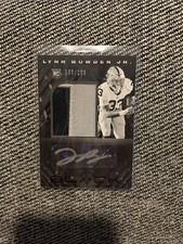 LYNN BOWDEN JR. ROOKIE 2CLR PATCH SILVER INK AUTO /199 2020 BLACK! LV RAIDERS!🔥