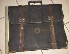 Briefcase of a military navigator.  Air Force pilot's bag document. Soviet Army.