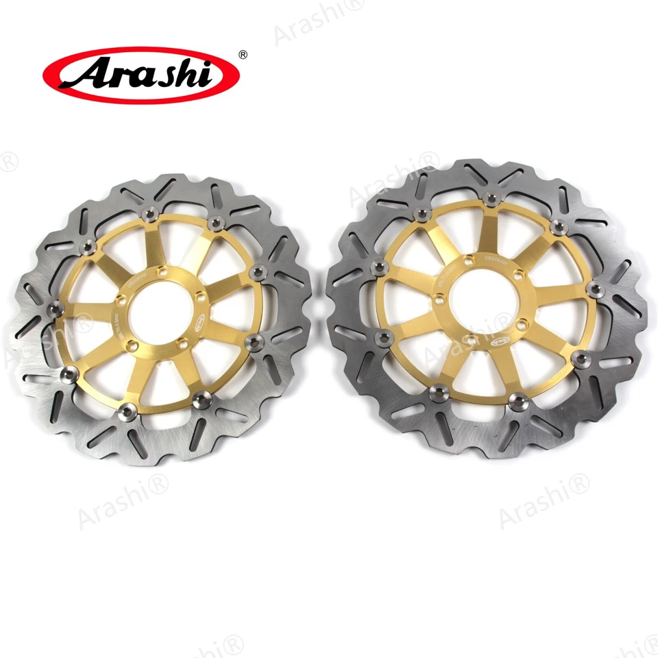 Discos de freno delanteros para Ducati Monster 1000 S4R Testastretta 2007 2008 S4RS 06-08 Foto 2 de 4