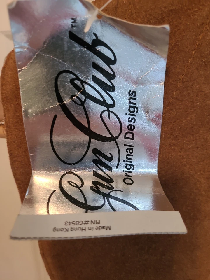 Vtg Bob Allen Shooting Vest Gun Club Suede Shoulder Pockets USA Small (15) - Image 3 of 4