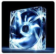 Thermaltake Pure 12 LED White 120mm Sleeve Fan CL-F020-PL12WT-A 