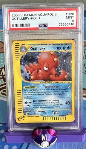 Octillery 2003 Pokemon Aquapolis Holo #H20/H32 PSA 9 MINT