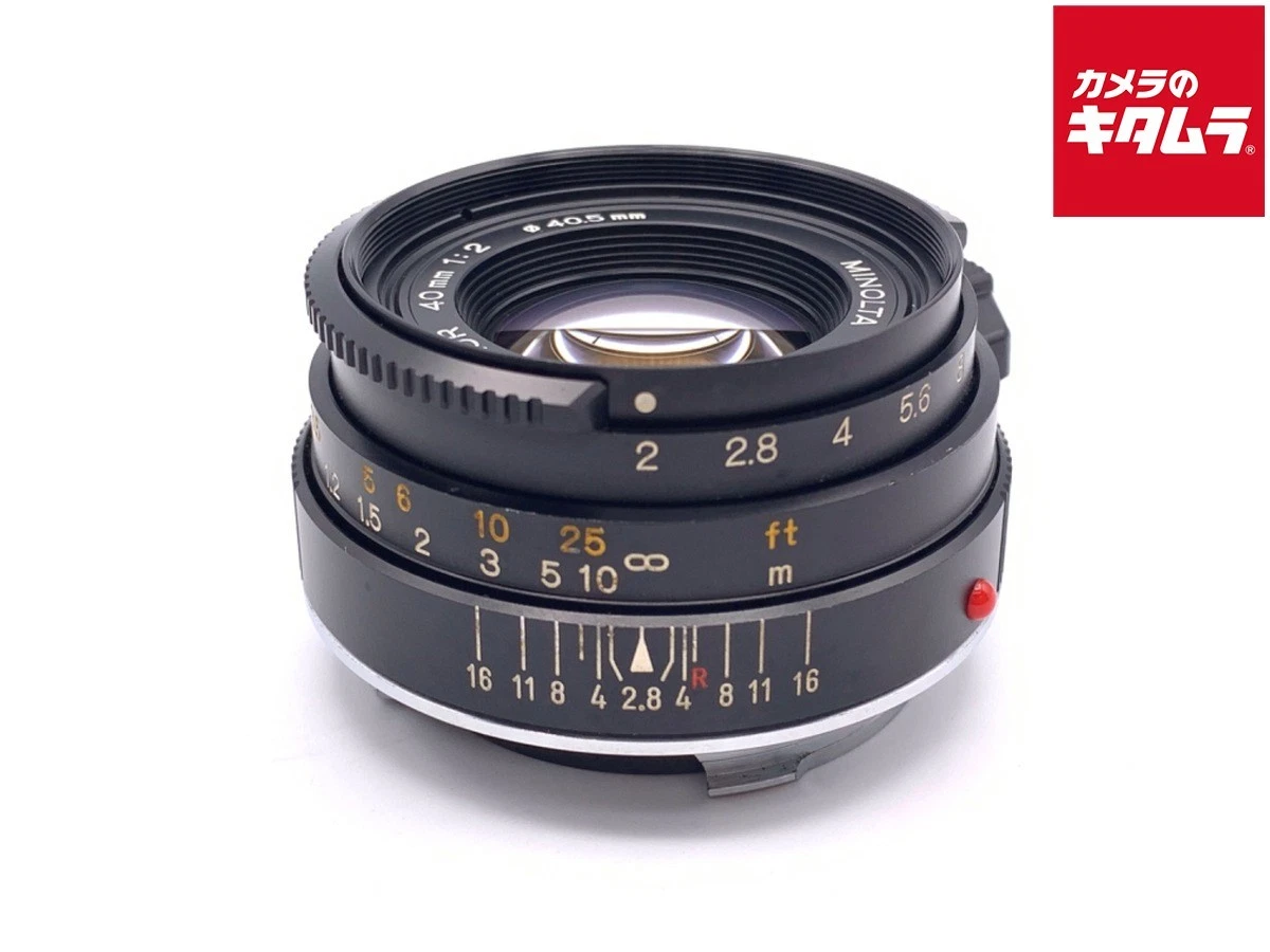 MINOLTA MロッコールM40mm F2 SHOTENニコンZ用ヘリコイド付 Minolta M Rokkor 40mm F2 for sale - eBay