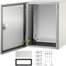 NEMA Steel Case, Dimensions 16x12x8 inches, NEMA 4X Steel Electric Enclosure, IP