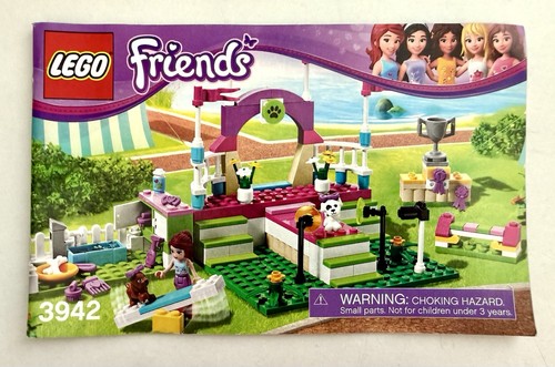 Lego Manual Only  Lego Friends #3942 Heartlake Dog Show