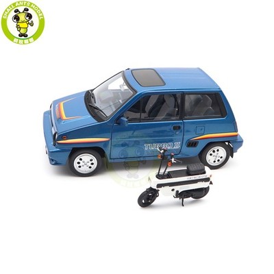 autoart 1/18 ホンダ シティ ターボ モトコンポ 1/18 AUTOart Honda City Turbo II (Blue with Stripes) Diecast Car