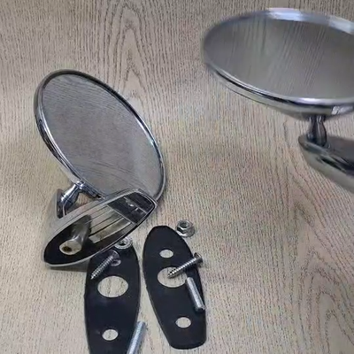 横長ヴィンテージミラー NEW YORKER Legendk For 1967-68 Chrysler New Yorker Chrome Round Sideview Mirrors