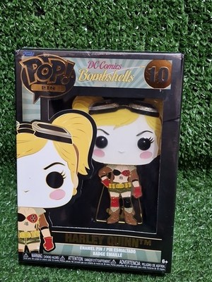 Harley Quinn Funko Pop Pin DC Comics Bombshell #10 EMAILLE PIN BADGE