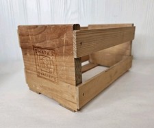Vintage NAPA VALLEY BOX COMPANY Compact Disc Holder Wooden Crate Holds 20 CDs