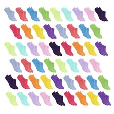 52 Pairs Small Socks Bulk Mini Anklet Soft Cotton Low Cut Athletic Shoe