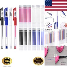 8-Piece Heat Erasable Fabric Pens with 52 Refills for Quilting, Sewing, DIY, ...