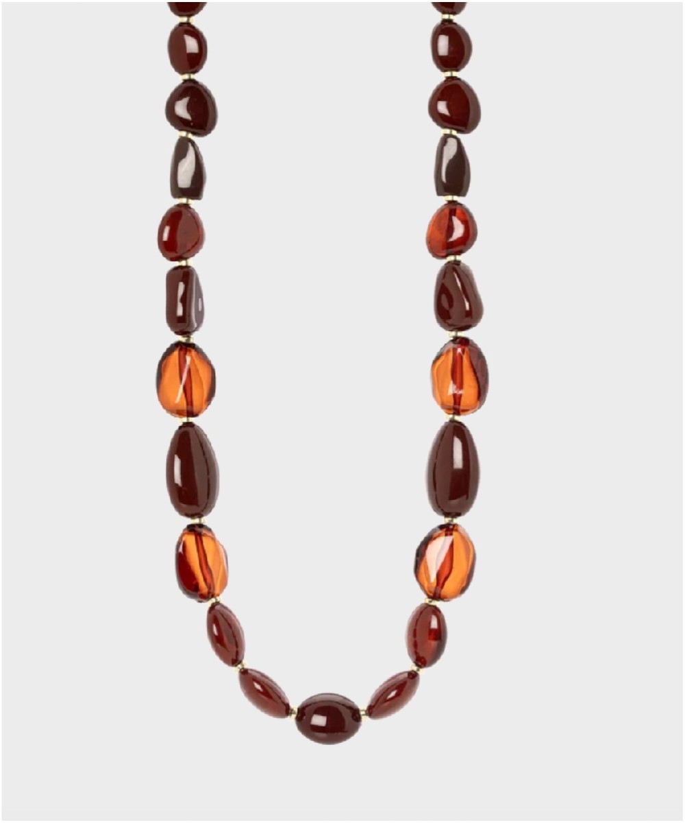 Содини Коринн коллана лунга-кон-пьетре, марроне 853000D