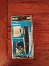 Wright Screen Storm Door Handle Push Button Black Locking Lock Inside Latch