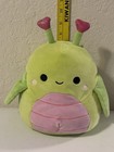 Squishmallows Grasshopper 8 inch Heart Antennae Hadeon Love Valentine's Day USED — photo 1