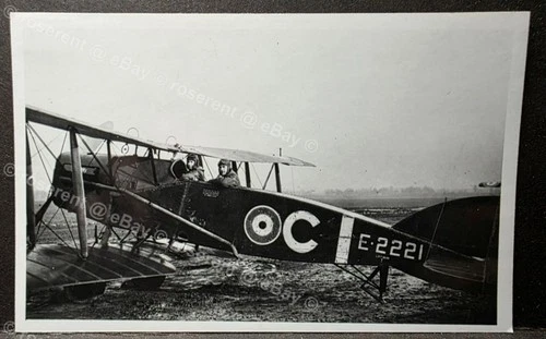 WW1 RFC Bristol Fighter serial E 2221 at No 36 T.D.S. archive  photo 14 by 9cm