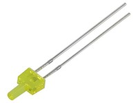 5X OSY5JA7K93B Led Gelb Rund 220-330Mcd 90° Front: Flach 30Ma 2,1-2,6VDC Optosup