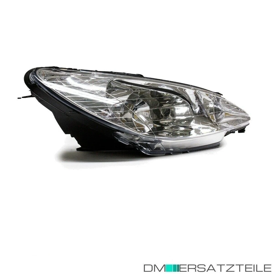 2x Scheinwerfer ( Rechts & Links ) Peugeot 206 98-07 Klarglas Chrom Valeo System - Bild 2 von 4