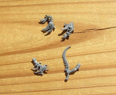 40K Drukhari Mandrakes Kill Team SPC Nightfiend Head & Huskblade Arms Bits