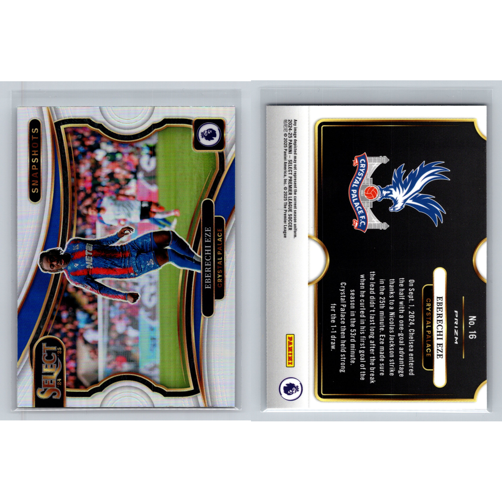 Crystal Palace Lot Panini Topps Rookie RC Prizm Select Mosaic Premier League 15c view 13