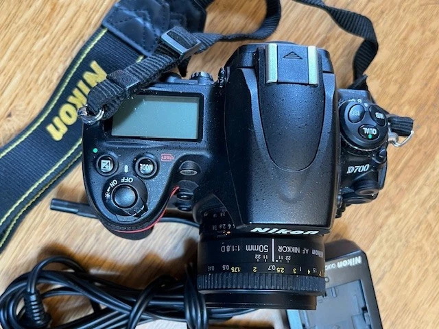 Nikon D700 12.1MP DSLR camera with 50mm f/1.8D Nikkor lens - Image 4 of 4