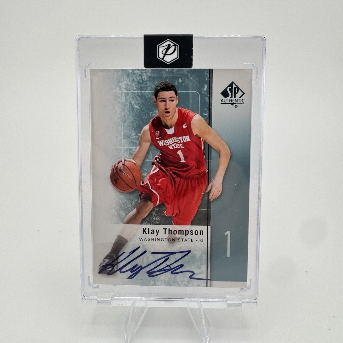 Klay Thompson Basketball Autographed Sports Trading Cards