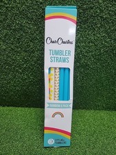 Char Charms Tumbler Straws Rainbow 6-Pack, Fits 40 oz Tumblers