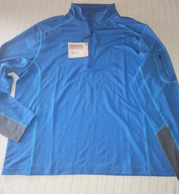 Forresters Preformance Outerwear Golf Long Sleeve Pullover Quater Zip Xlarge New