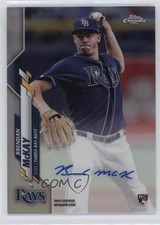 2020 Topps Chrome Rookie Auto Refractor 424/499 Brendan McKay #RA-BM Auto 4f5