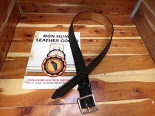 B54 BBW Size 36" DON HUME 1.75" Wide Leather Garrison - Underbelt  or Gun belt
