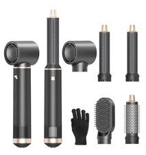 5 in 1 Hair Styler Curler Hair Dryer Brush, Low-Speed Negative Ionic Air St...