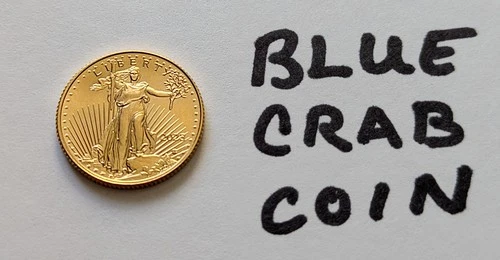 1/10 oz - American Gold Eagle $5 BU  - 2022