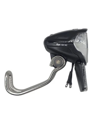 Fahrradlicht 12 V Front Fahrradlampe Scheinwerfer LED Dynamo Reflektor 50 Lux - Bild 1 von 4