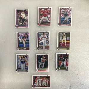 2025 Topps Series 1 Baseball 10 Card Lot deGrom Olson Turang Stott