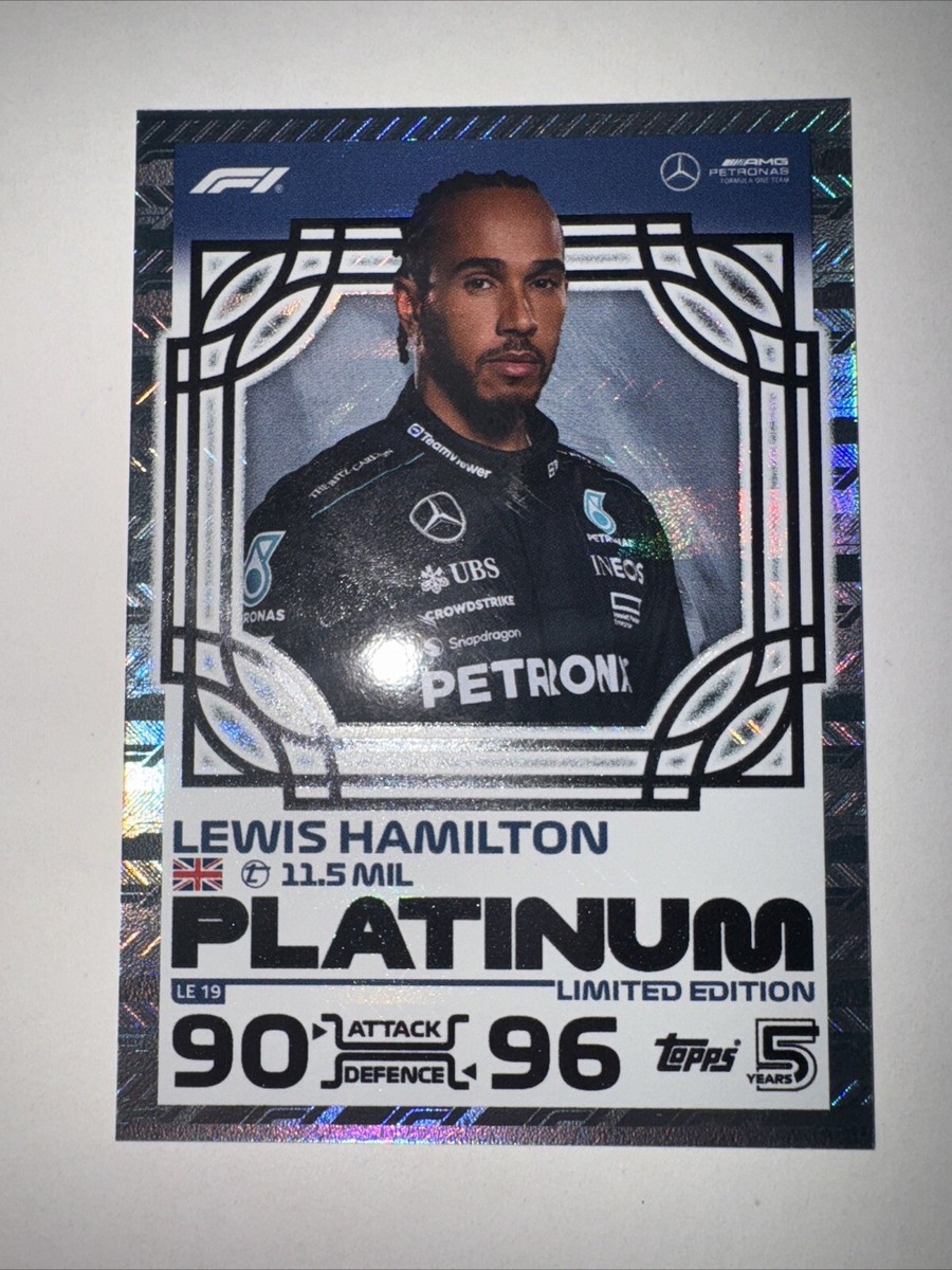 Topps Turbo Attax 2024 Platinum Limited Edition Lewis