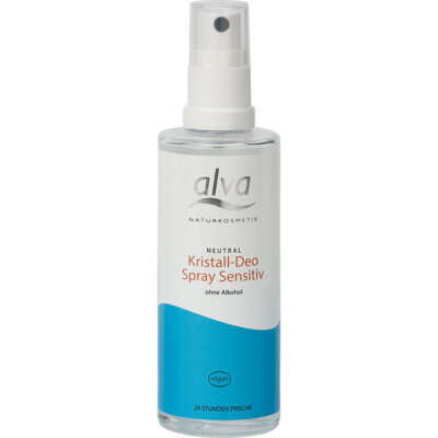 Alva Kristall - Deo - Spray - SENSITIV 75ml - Naturkosmetik, bis zu 24h Schutz