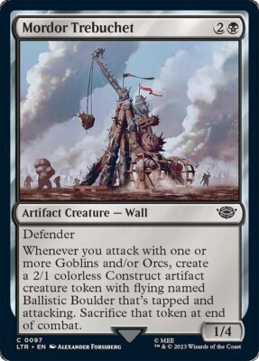 MORDOR TREBUCHET x4 mtg NM-M Lord of The Rings 4 Common