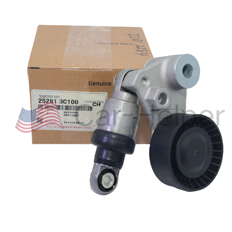 OEM For Hyundai Azera Sonata Kia Sedona Sorento 3.8L 3.5L Belt Tensioner Assy - Image 3 of 4