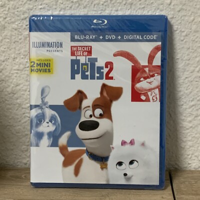 📀 The Secret Life of Pets 2, Includes 2 Mini Movies (BLU-RAY + DVD) NEW ...