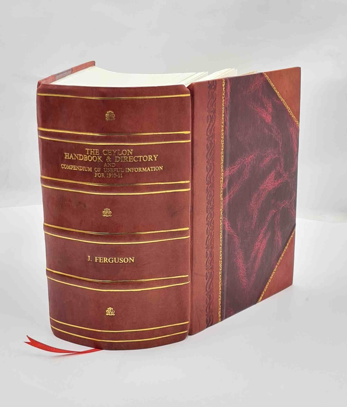 The Ceylon handbook & directory and compendium of useful informa [Leather Bound]