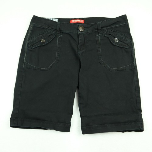UNIONBAY Black Bermuda Shorts Women's 