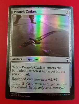 1x Pirate's Cutlass | FOIL | Commander Legends | MTG Magic Cards | eBay 1x Pirate's Cutlass | FOIL | Commander Legends | MTG Magic Cards | eBay