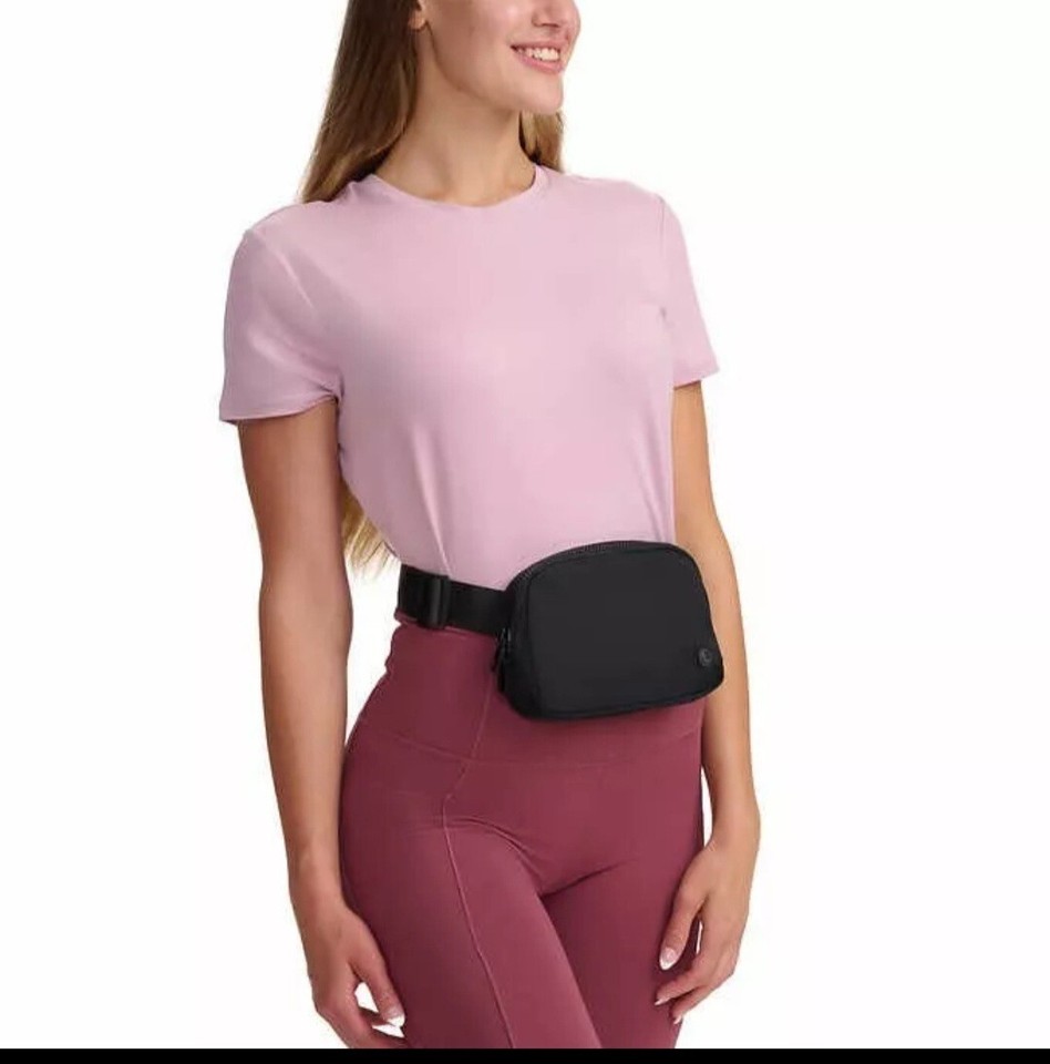 LOLE Unisex Fanny Pack Belt Bag Adjustable Crossbody Waist Bag Black eBay
