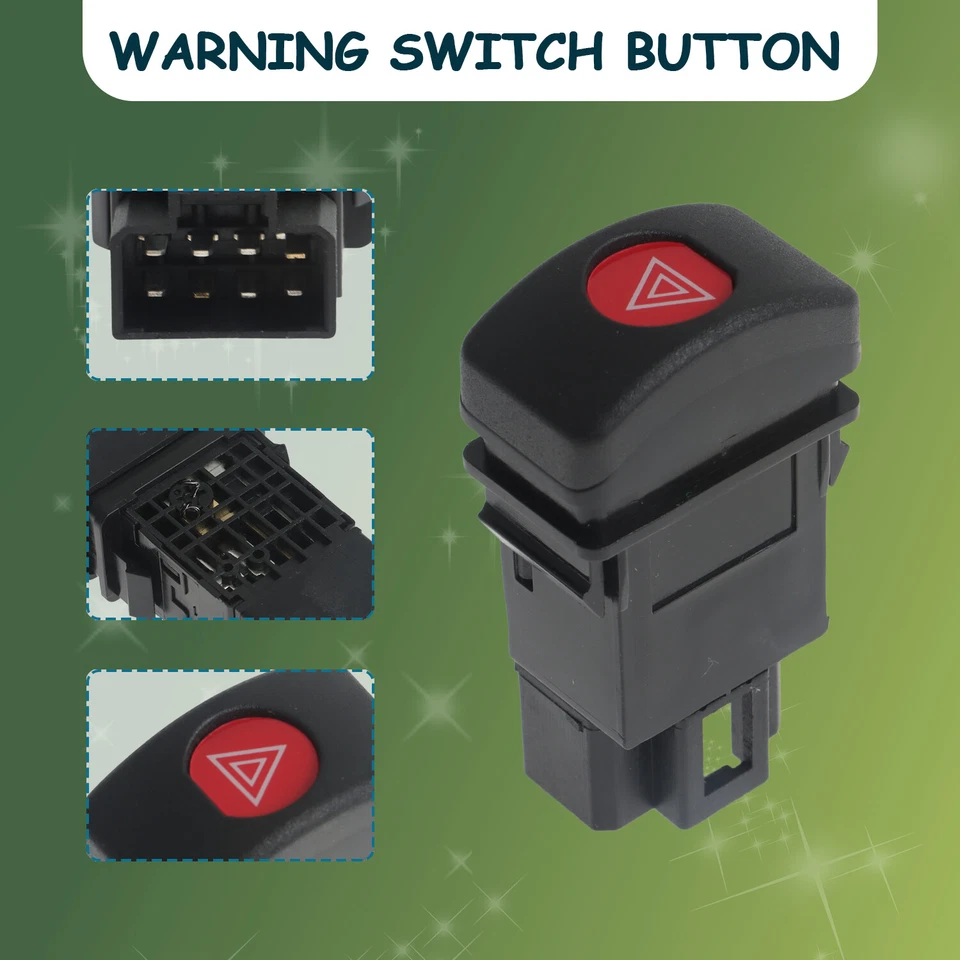 NEW Hazard Switch Fit for 1998-2007 Isuzu NPR NPR-HD NQR NRR 4.8L 5.2L 5.7L 6.0L - Image 3 of 4