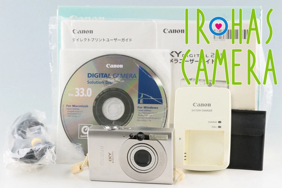Canon IXY 25 IS Digital Camera With Box #48528 L3