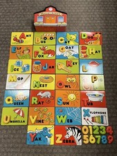  Parents by Battat Magnet School Tin w/ ABC Alphabet Cards, Letters Numbers