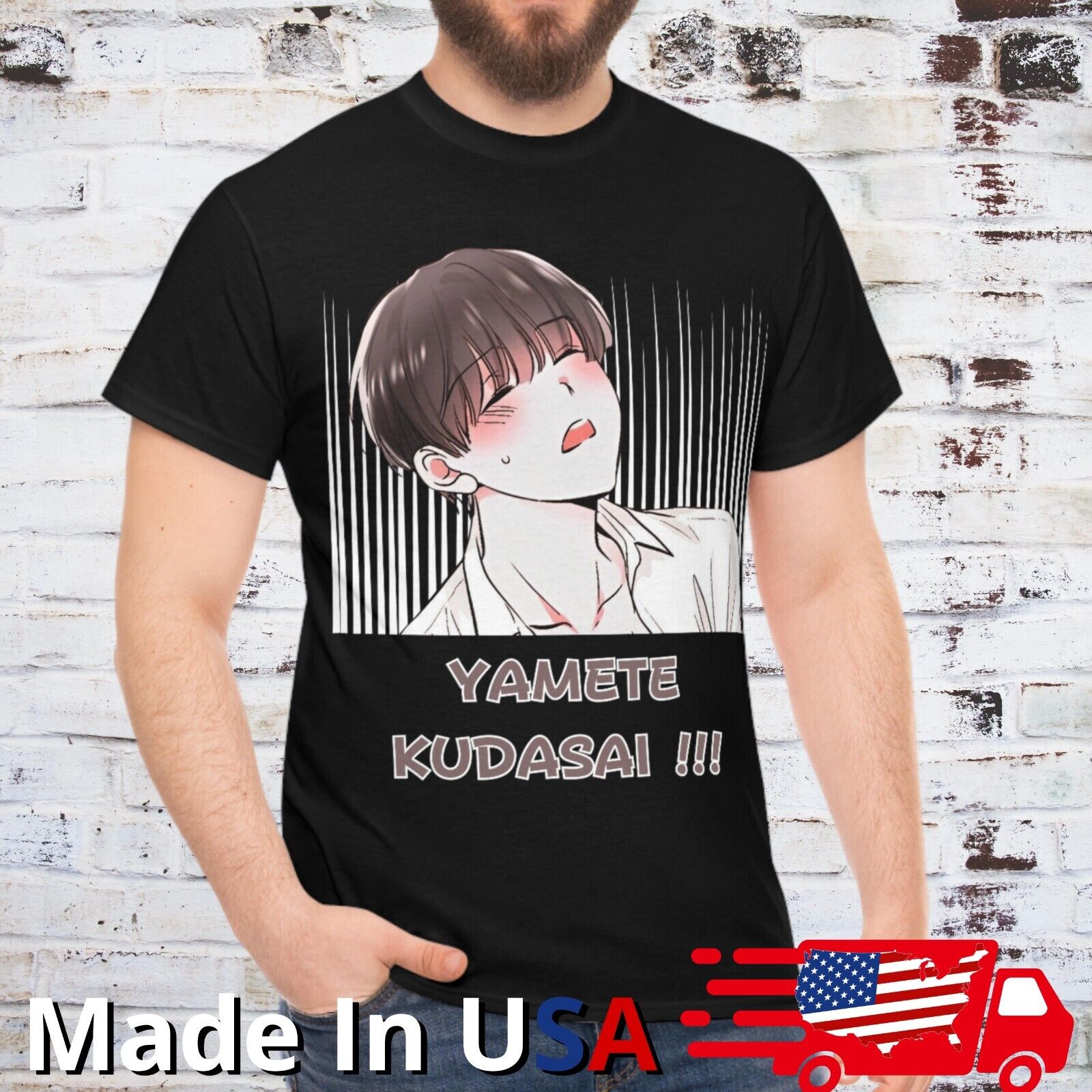 Yamete kudasai anime t-shirt - Sex - Pin