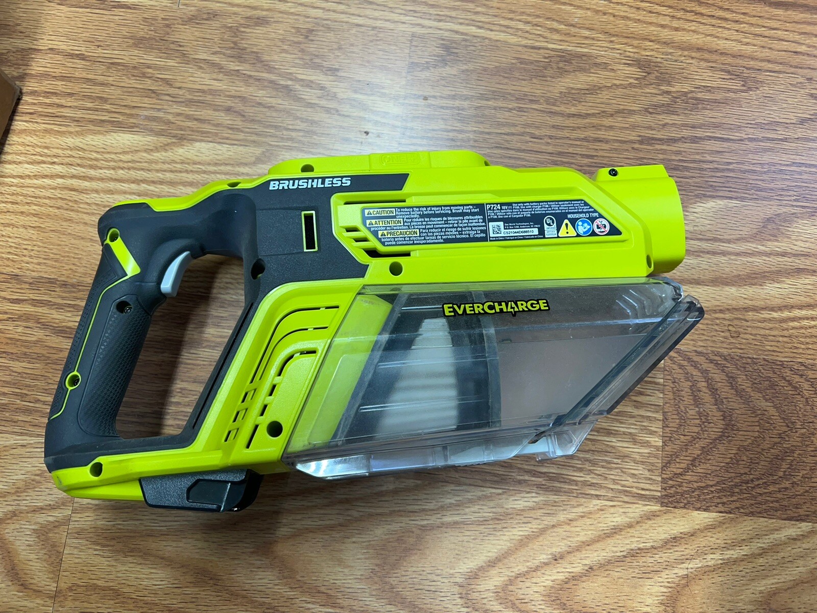 Ryobi P724 18V Brushless Stick Vacuum Cleaner , With Filter eBay