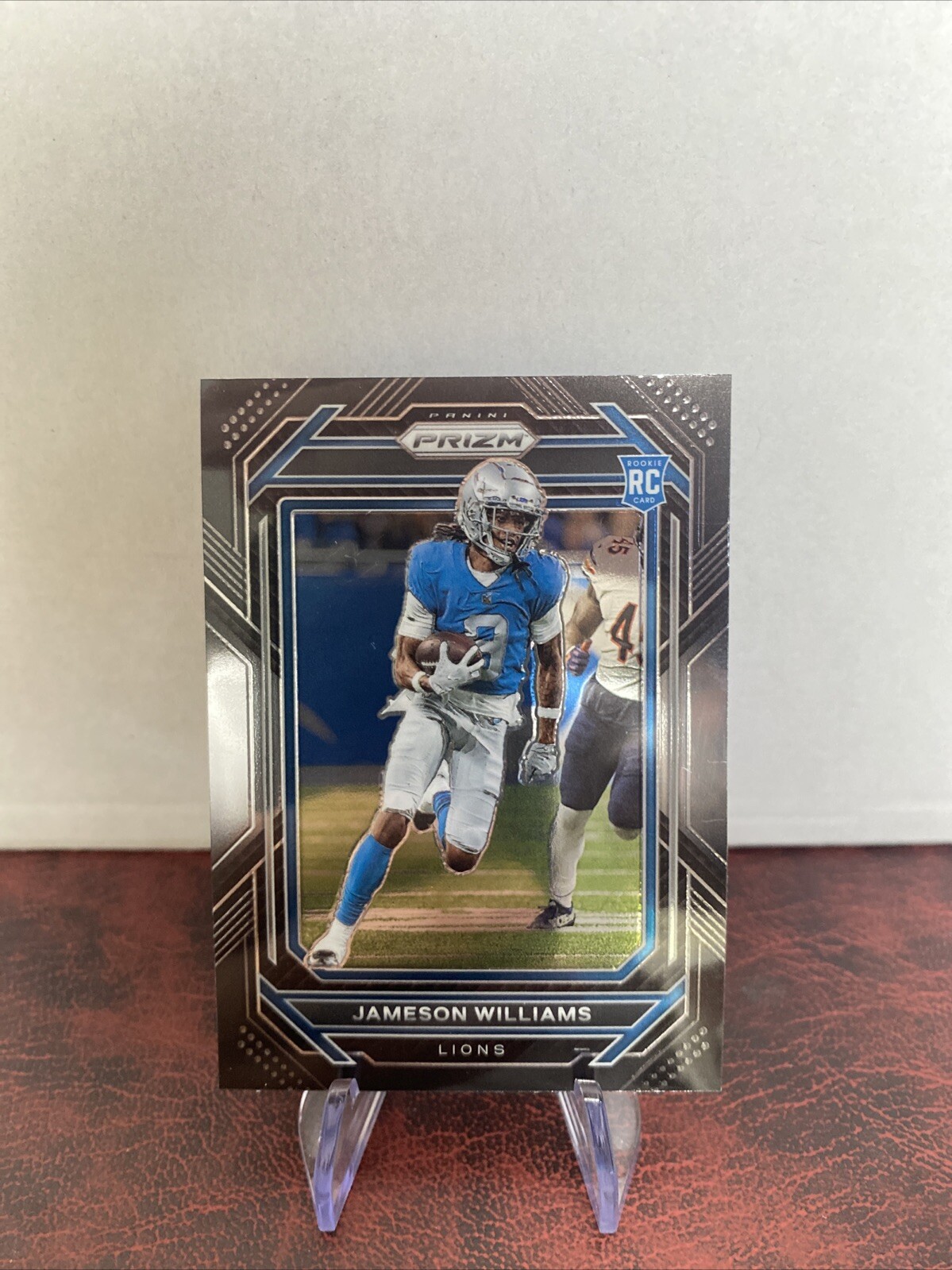 2022 Chronicles - Prizm Black Silver #PB-13 Jameson Williams (RC) Lions