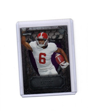 2021 Wild Card Matte Weekend Warrior Purple Shield Devonta Smith Rookie 26/35. rookie card picture